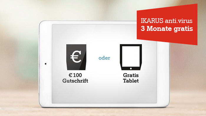 Business Aktion - €100,- Gutschrift oder Gratis Tablet